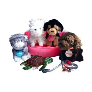 Justice 18-Inch Doll Pets Lot (5 pets)
